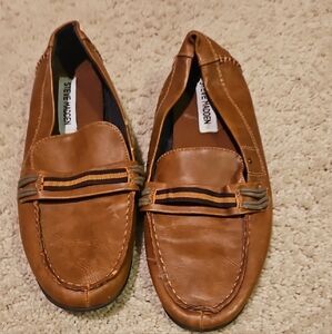 Steve Madden Tan Leather Loafers